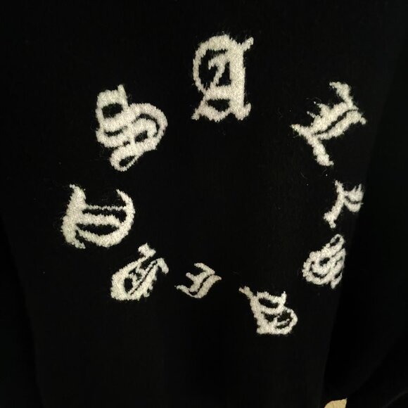 ALLSAINTS Scripture Crewneck (Black) XXL - Picture 2 of 4